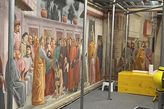 Visita straordinaria ai ponteggi della Cappella Brancacci